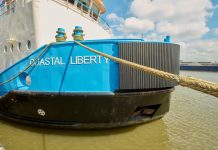 Coastal Liberty OSV debuts containerized hydrogen-electric energy design