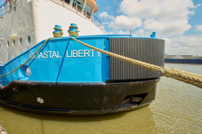 Coastal Liberty OSV debuts containerized hydrogen-electric energy design